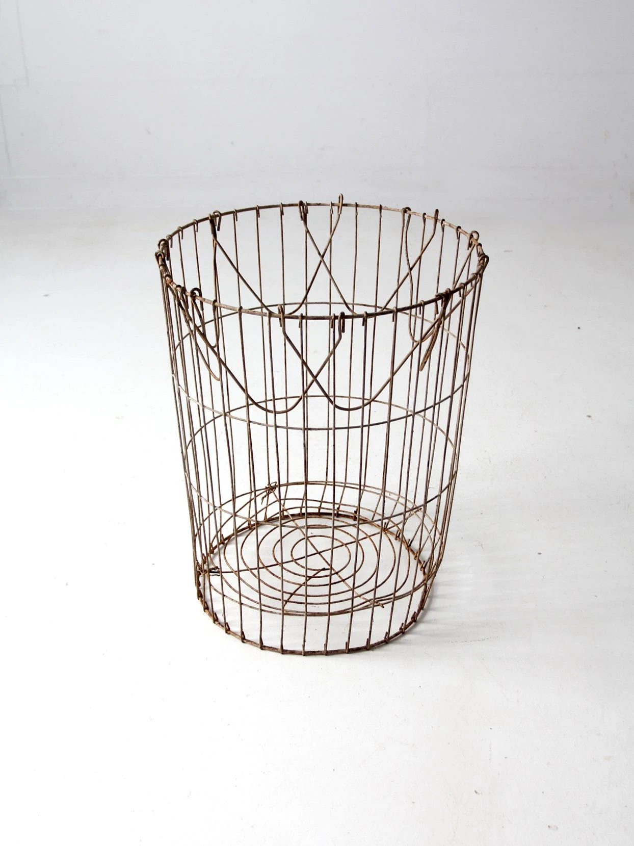 Vintage Industrial Metal Basket 8 Vintage Industrial Metal Basket - Image 8