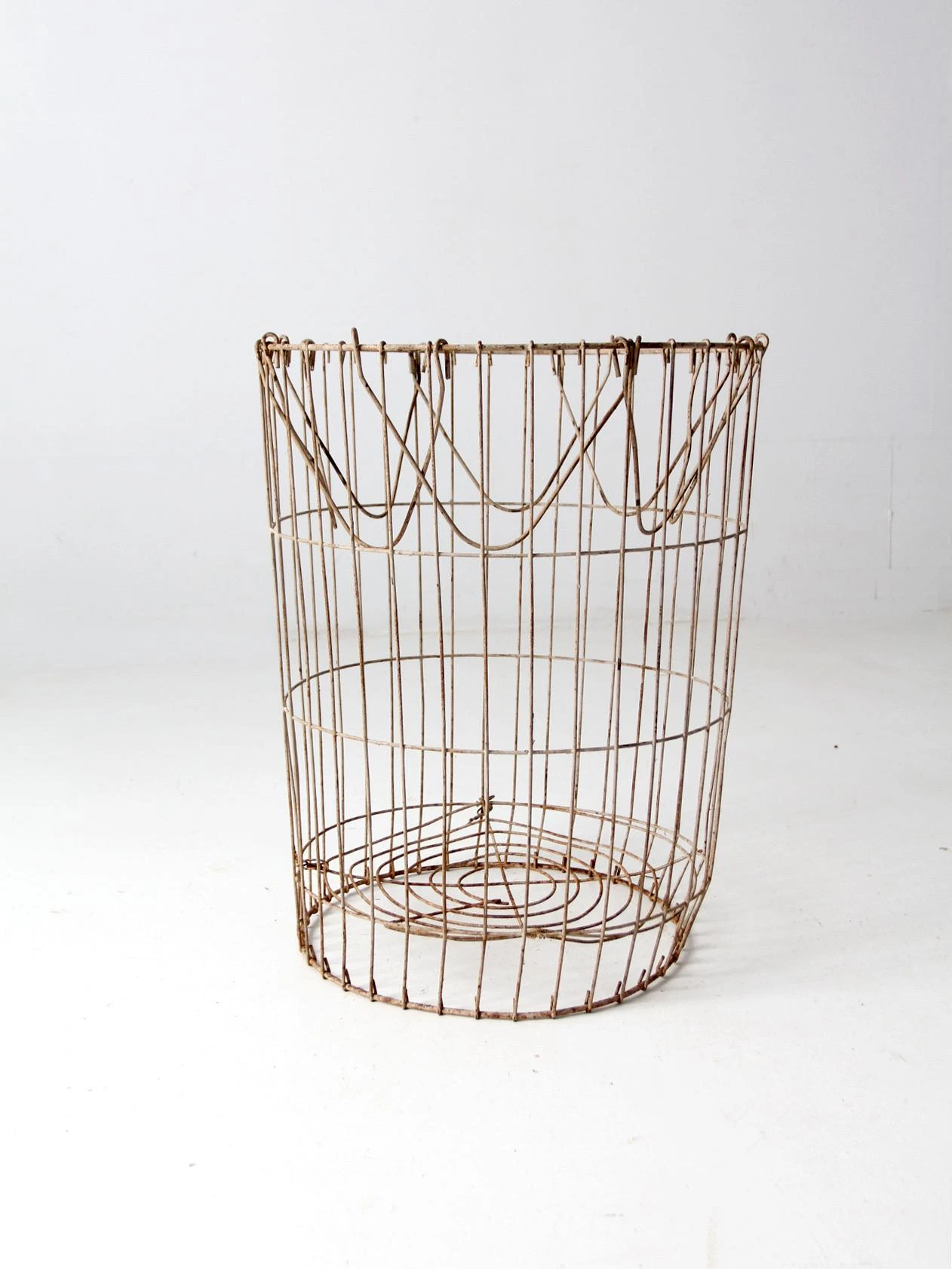 Vintage Industrial Metal Basket 3 Vintage Industrial Metal Basket - Image 3