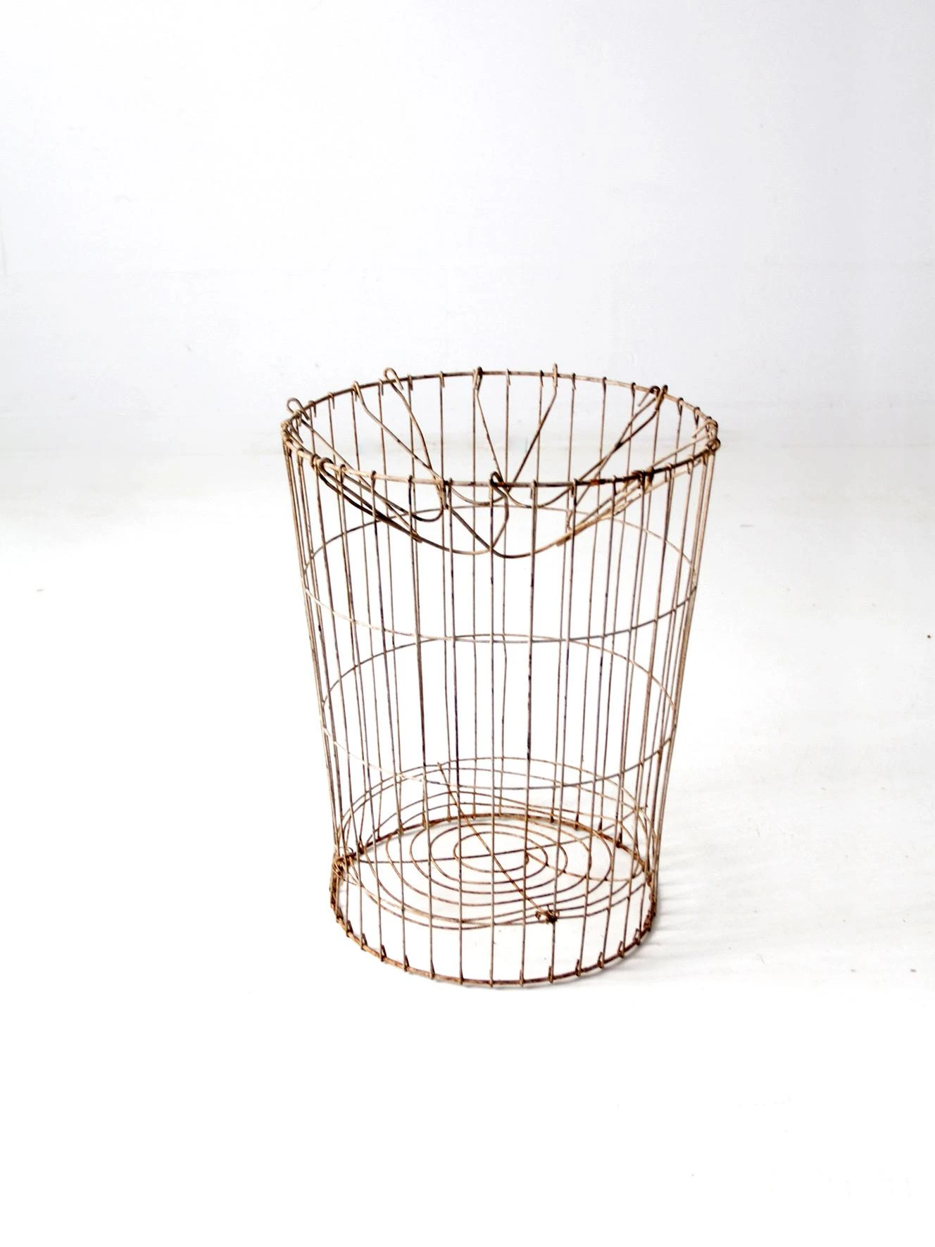 Vintage Industrial Metal Basket 9 Vintage Industrial Metal Basket - Image 9