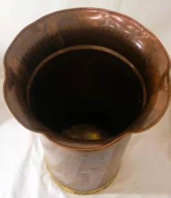 Vintage Italian Hammered Copper & Brass Umbrella Stand 10 Vintage Italian Hammered Copper & Brass Umbrella Stand -Chairish Shop vintage italian hammered copper and brass umbrella stand 0974