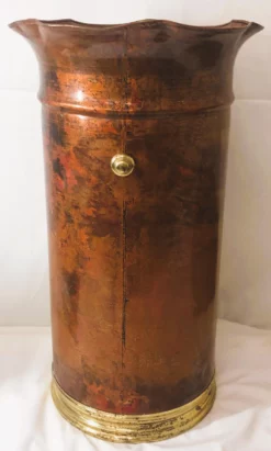 Vintage Italian Hammered Copper & Brass Umbrella Stand 9 Vintage Italian Hammered Copper & Brass Umbrella Stand -Chairish Shop vintage italian hammered copper and brass umbrella stand 7088 scaled