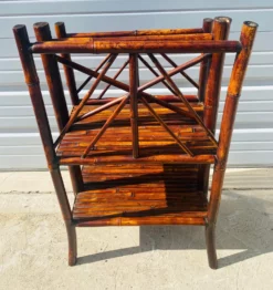 Vintage Large Bamboo Magazine Rack. -Chairish Shop vintage large bamboo magazine rack 1729 scaled