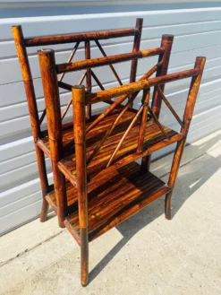 Vintage Large Bamboo Magazine Rack. -Chairish Shop vintage large bamboo magazine rack 4837 scaled