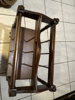 Vintage Mahogany Canterbury Magazine Rack -Chairish Shop vintage mahogany canterbury magazine rack 1792