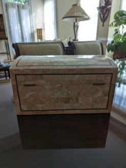 Vintage Maitland-Smith Tessellated Stone Box 13 Vintage Maitland-Smith Tessellated Stone Box -Chairish Shop vintage maitland smith tessellated stone box 1060