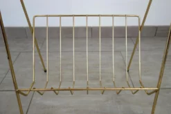 Vintage Metal Magazine Rack In The Style Of Matégot, 1960s 18 Vintage Metal Magazine Rack In The Style Of Matégot, 1960s -Chairish Shop vintage metal magazine rack in the style of mategot 1960s 0552