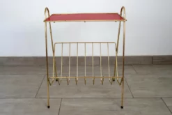 Vintage Metal Magazine Rack In The Style Of Matégot, 1960s 14 Vintage Metal Magazine Rack In The Style Of Matégot, 1960s -Chairish Shop vintage metal magazine rack in the style of mategot 1960s 2261