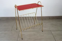 Vintage Metal Magazine Rack In The Style Of Matégot, 1960s 19 Vintage Metal Magazine Rack In The Style Of Matégot, 1960s -Chairish Shop vintage metal magazine rack in the style of mategot 1960s 5664