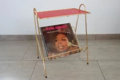 Vintage Metal Magazine Rack In The Style Of Matégot, 1960s 17 Vintage Metal Magazine Rack In The Style Of Matégot, 1960s -Chairish Shop vintage metal magazine rack in the style of mategot 1960s 5787