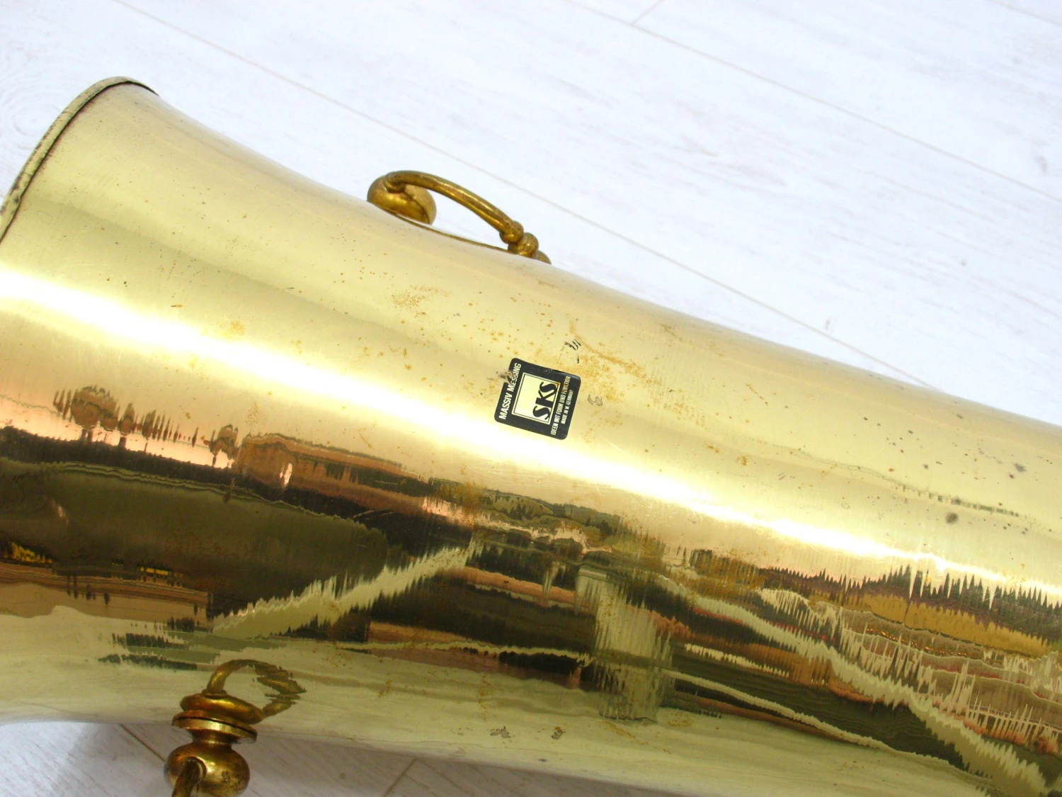 Vintage Metal Umbrella Stand Sks, 1970s 4 Vintage Metal Umbrella Stand Sks, 1970s - Image 4