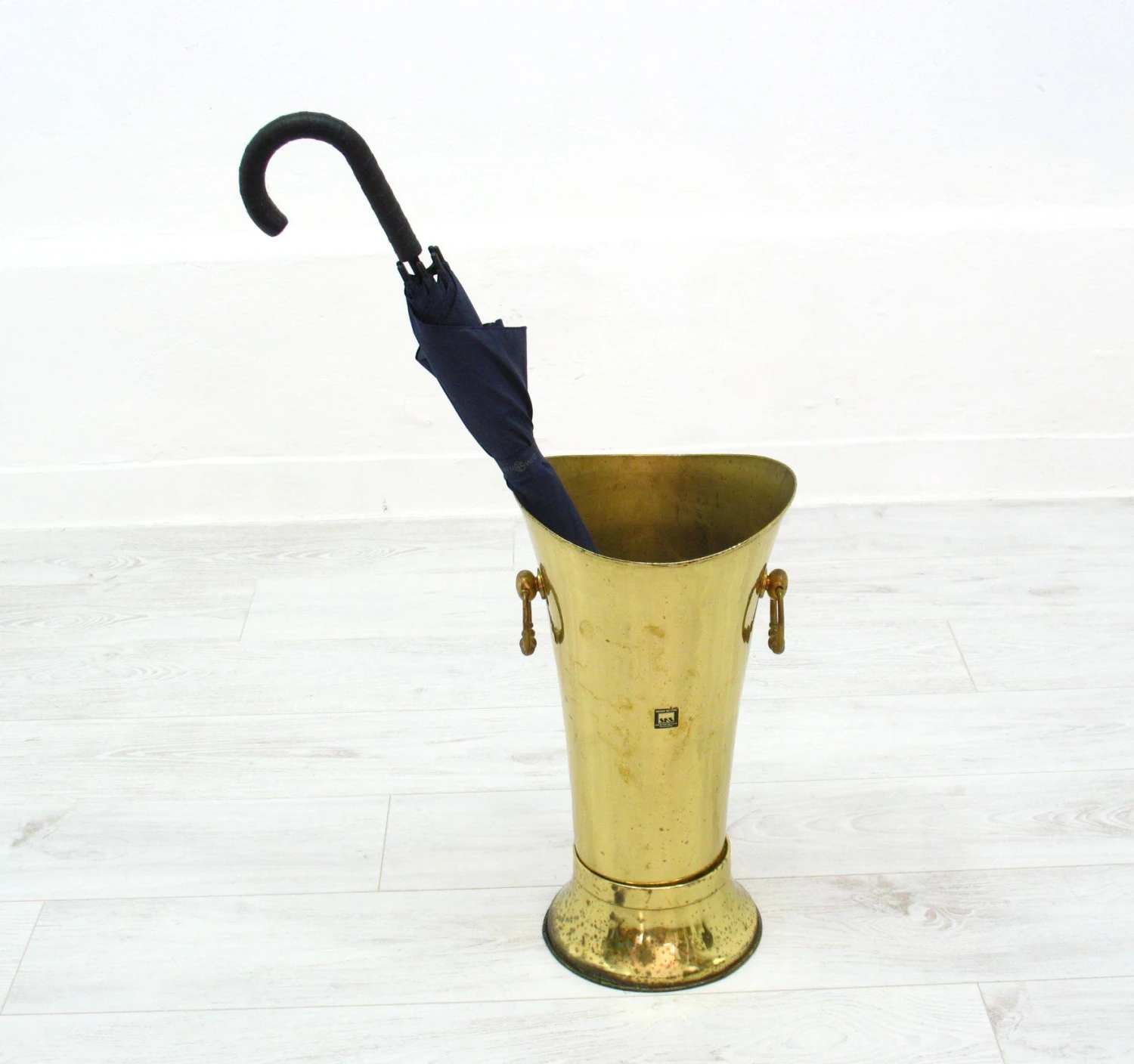 Vintage Metal Umbrella Stand Sks, 1970s 2 Vintage Metal Umbrella Stand Sks, 1970s - Image 2