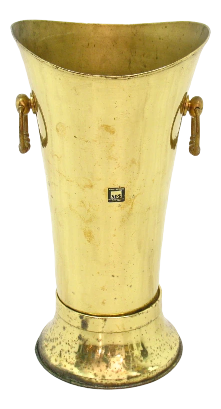 Vintage Metal Umbrella Stand Sks, 1970s 1 Vintage Metal Umbrella Stand Sks, 1970s