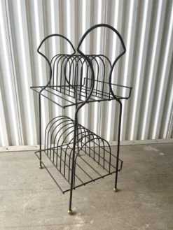 Vintage Mid-Century Modern Atomic Arched Standing Record Stand 13 Vintage Mid-Century Modern Atomic Arched Standing Record Stand -Chairish Shop vintage mid century modern atomic arched standing record stand 7346 scaled