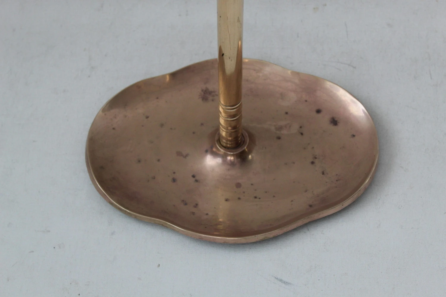 Vintage Mid Century Six Ring Sectional Brass Umbrella Stand 7 Vintage Mid Century Six Ring Sectional Brass Umbrella Stand - Image 7