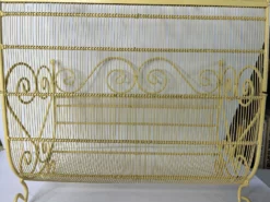 Vintage Mid Century Yellow Metal Magazine Album Rack -Chairish Shop vintage mid century yellow metal magazine album rack 5220