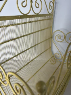 Vintage Mid Century Yellow Metal Magazine Album Rack -Chairish Shop vintage mid century yellow metal magazine album rack 5479