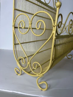 Vintage Mid Century Yellow Metal Magazine Album Rack -Chairish Shop vintage mid century yellow metal magazine album rack 8335