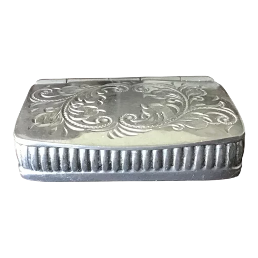 Vintage Mulberry Of London Pewter Snuff Box -Chairish Shop vintage mulberry of london pewter snuff box 2935