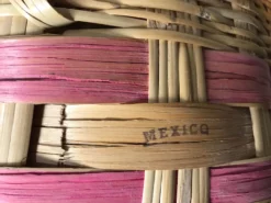 Vintage Oval Wicker Basket With Lid And Handle - Made In Mexico -Chairish Shop vintage oval wicker basket with lid and handle made in mexico 4259 scaled