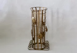 Vintage Painted Mid Century Patio Umbrella Stand Vines Grape Leaves Detail -Chairish Shop vintage painted mid century patio umbrella stand vines grape leaves detail 3718 scaled