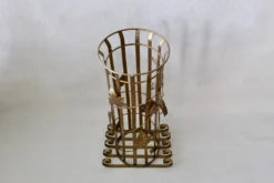 Vintage Painted Mid Century Patio Umbrella Stand Vines Grape Leaves Detail -Chairish Shop vintage painted mid century patio umbrella stand vines grape leaves detail 5849 scaled