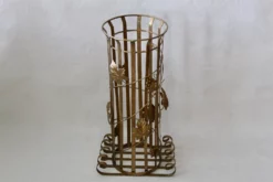 Vintage Painted Mid Century Patio Umbrella Stand Vines Grape Leaves Detail -Chairish Shop vintage painted mid century patio umbrella stand vines grape leaves detail 9826 scaled