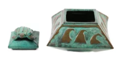 Vintage Patinated Bronze Sea Turtle Box 1999 Pozycinski Studios 15 Vintage Patinated Bronze Sea Turtle Box 1999 Pozycinski Studios -Chairish Shop vintage patinated bronze sea turtle box 1999 pozycinski studios 8771 scaled