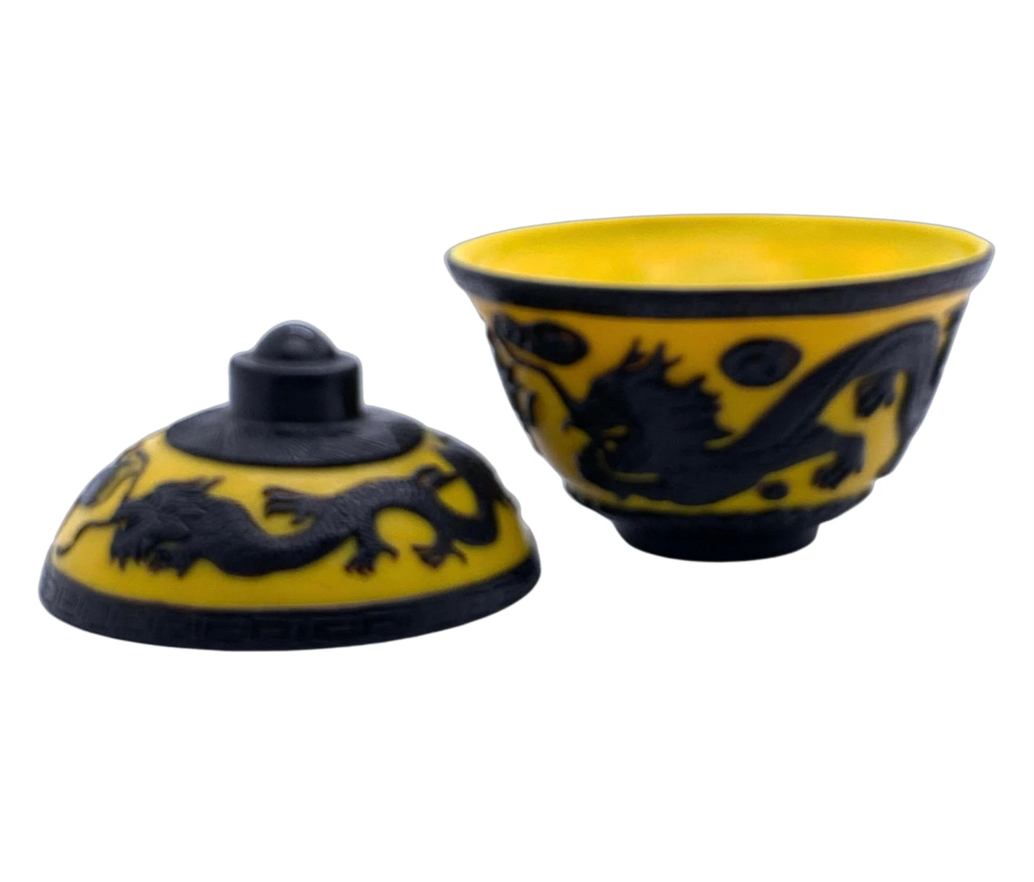 Vintage Peking Glass Box 2 Vintage Peking Glass Box - Image 2