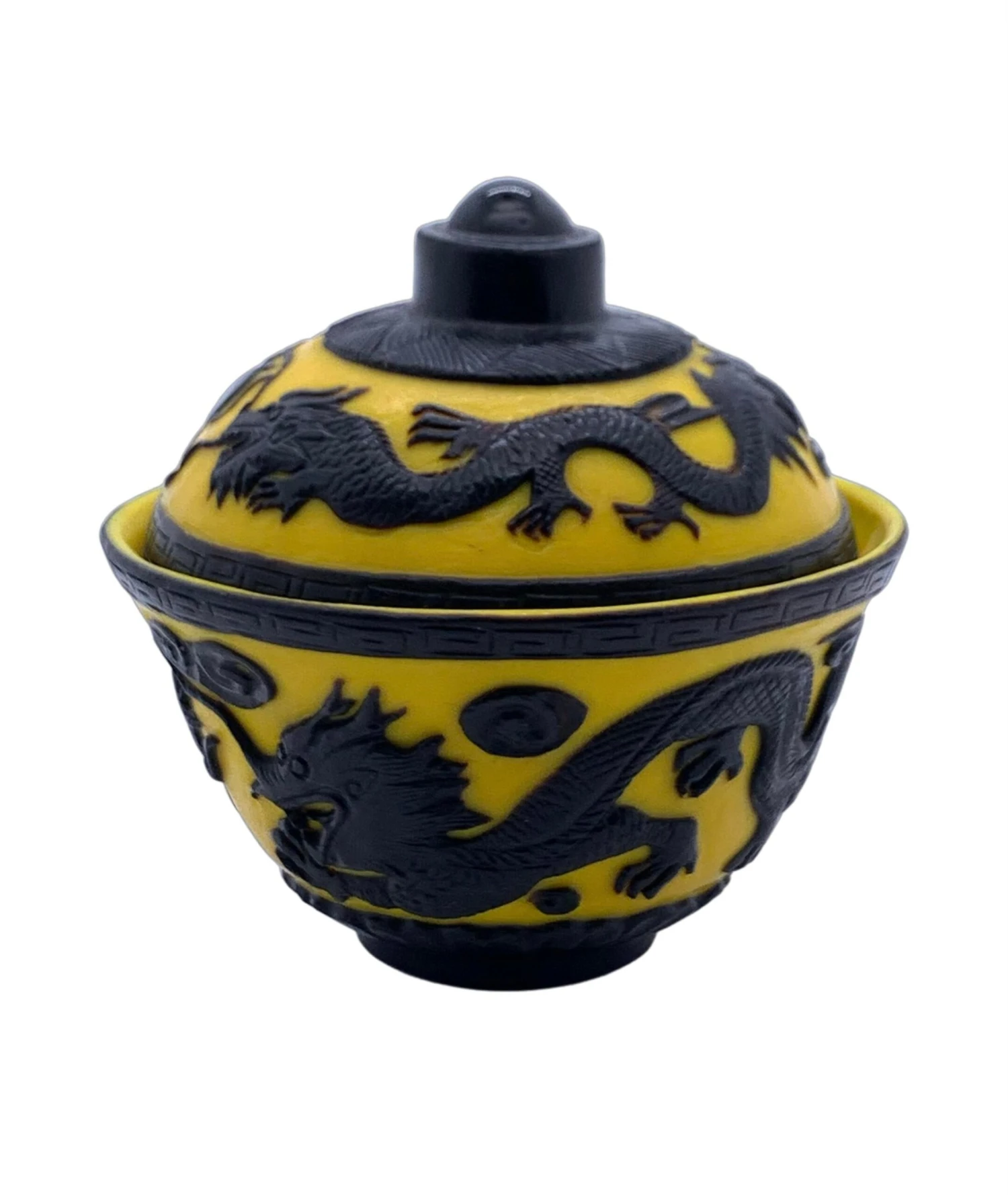 Vintage Peking Glass Box 4 Vintage Peking Glass Box - Image 4