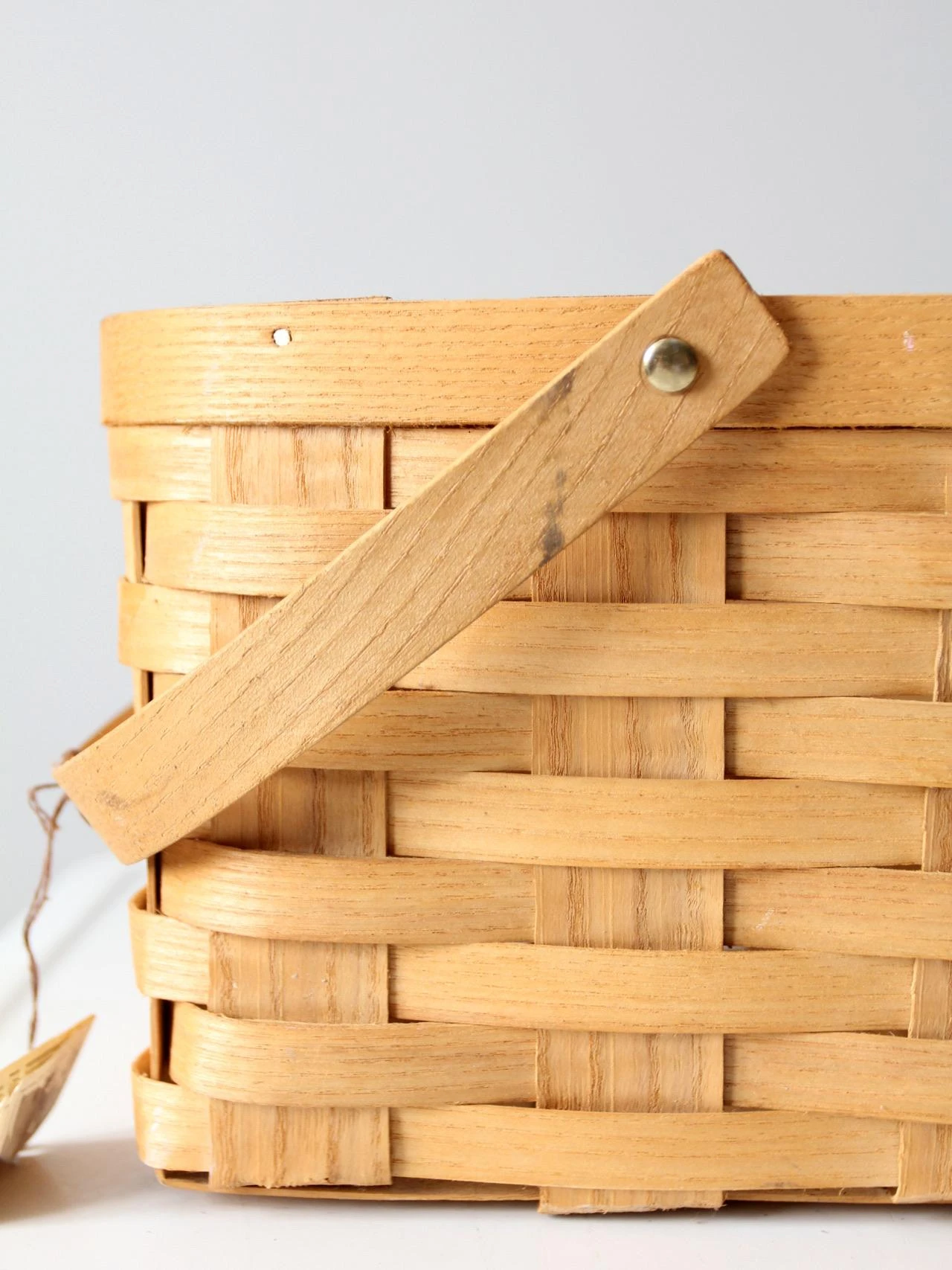 Vintage Peterboro Storage Basket 6 Vintage Peterboro Storage Basket - Image 6