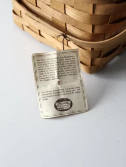 Vintage Peterboro Storage Basket 19 Vintage Peterboro Storage Basket -Chairish Shop vintage peterboro storage basket 7450