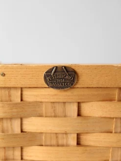 Vintage Peterboro Storage Basket 13 Vintage Peterboro Storage Basket -Chairish Shop vintage peterboro storage basket 8266