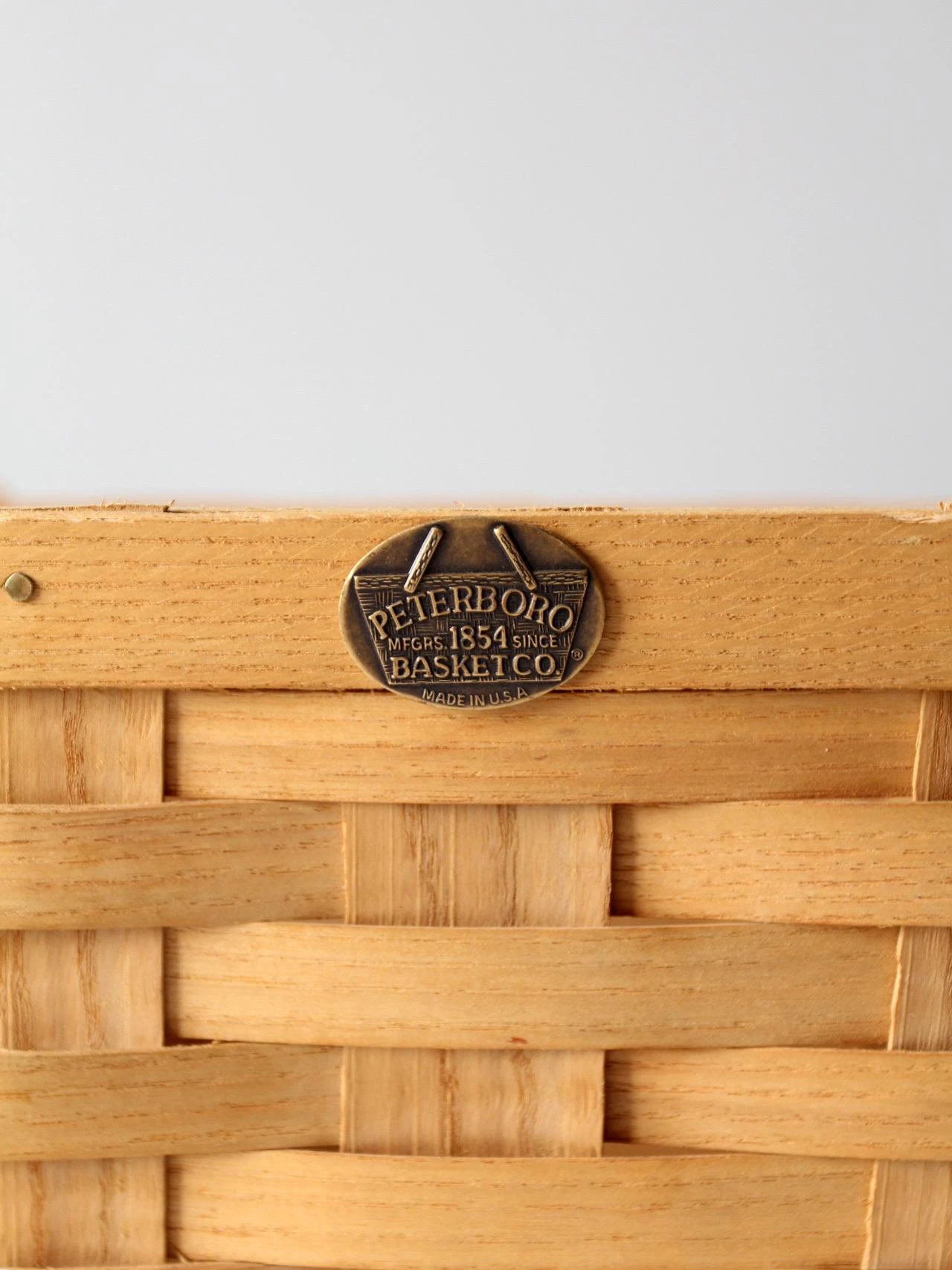 Vintage Peterboro Storage Basket 4 Vintage Peterboro Storage Basket - Image 4