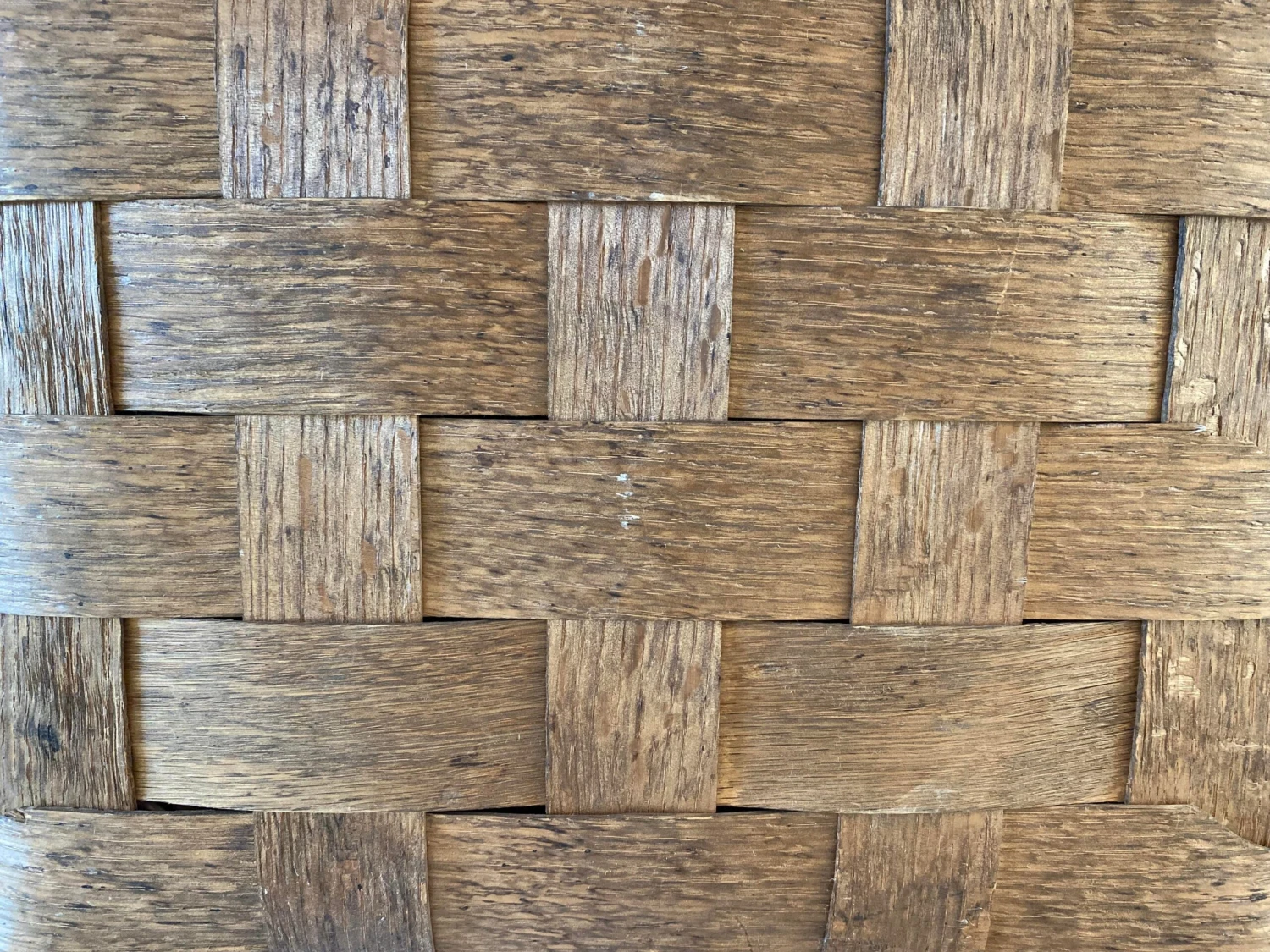 Vintage Peterboro Woven Wood Flip-Top Picnic Basket 8 Vintage Peterboro Woven Wood Flip-Top Picnic Basket - Image 8