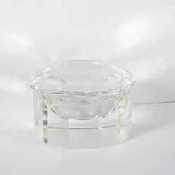 Chairish Shop -Chairish Shop vintage petite faceted glass box 8735