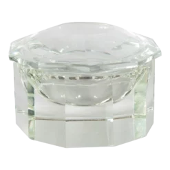 Vintage Petite Faceted Glass Box