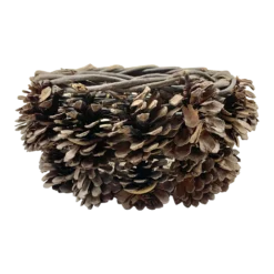 Vintage Pine Cone Basket