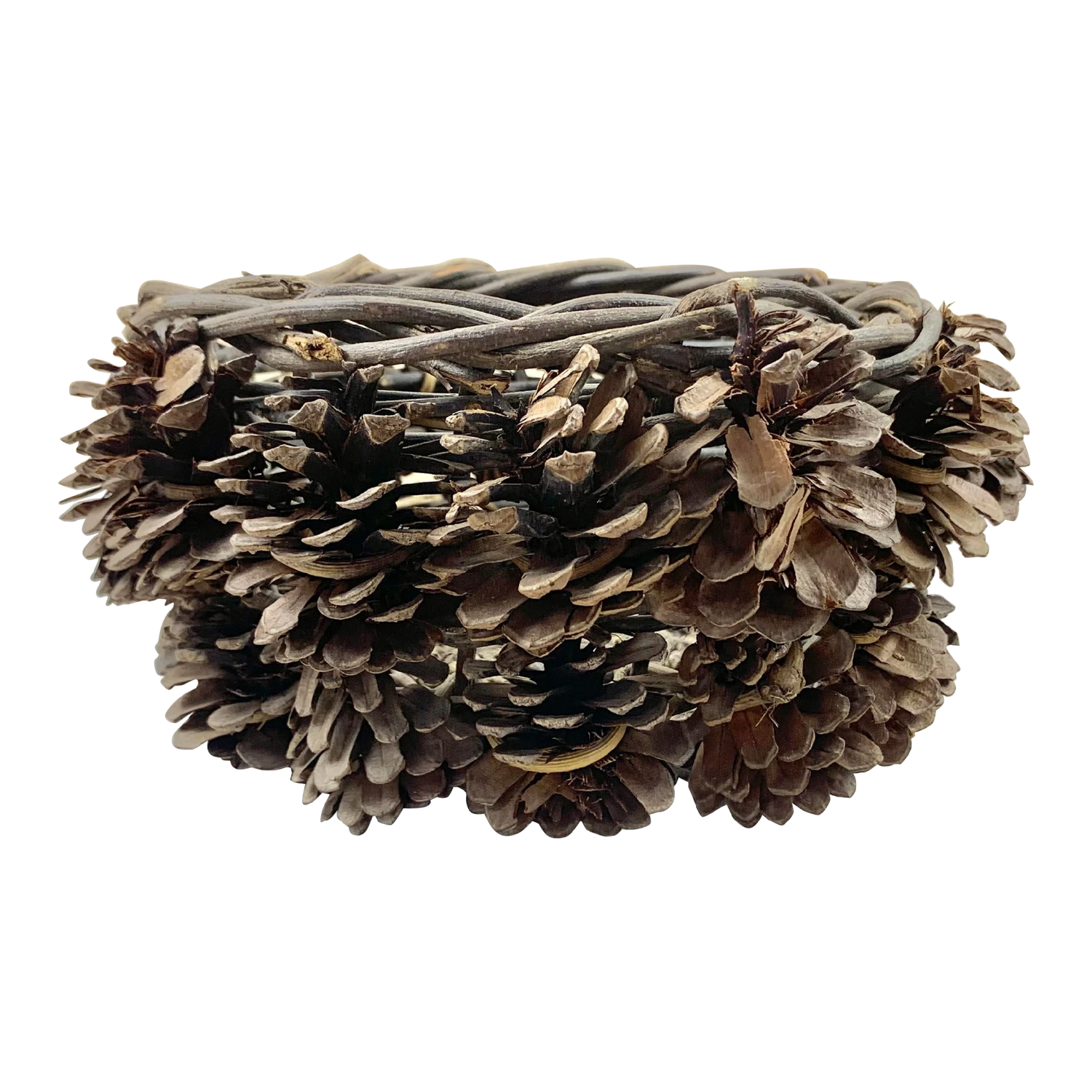 Vintage Pine Cone Basket 1 Vintage Pine Cone Basket
