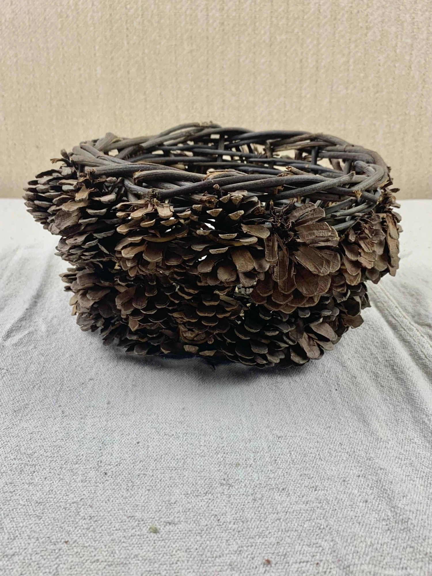 Vintage Pine Cone Basket 5 Vintage Pine Cone Basket - Image 5