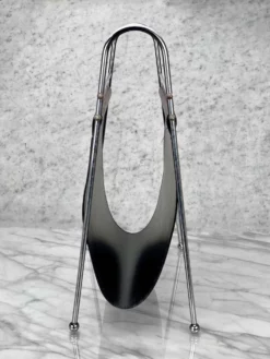 Vintage Post-Modern Chrome Magazine Vinyl Record Sling Holder -Chairish Shop vintage post modern chrome magazine vinyl record sling holder 3500 scaled