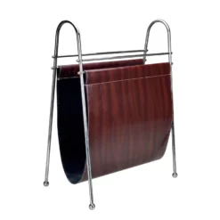 Vintage Post-Modern Chrome Magazine Vinyl Record Sling Holder -Chairish Shop vintage post modern chrome magazine vinyl record sling holder 7161