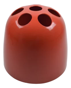 Vintage Red Dedalo Umbrella Stand By Emma Gismondi Schweinberger For Artemide, 1970s