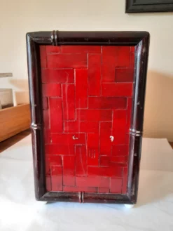 Vintage Red Lacquer Wood Bamboo Handled Magazine Holder 18 Vintage Red Lacquer Wood Bamboo Handled Magazine Holder -Chairish Shop vintage red lacquer wood bamboo handled magazine holder 1960