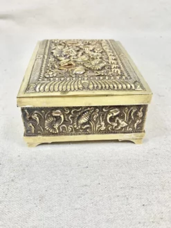 Vintage Repousse Metal And Wood Box 13 Vintage Repousse Metal And Wood Box -Chairish Shop vintage repousse metal and wood box 2431 scaled