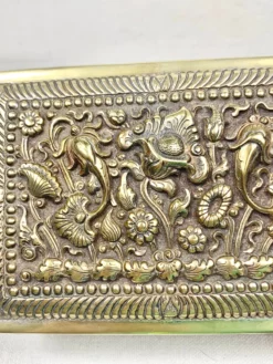 Vintage Repousse Metal And Wood Box 16 Vintage Repousse Metal And Wood Box -Chairish Shop vintage repousse metal and wood box 7524 scaled