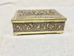 Vintage Repousse Metal And Wood Box 14 Vintage Repousse Metal And Wood Box -Chairish Shop vintage repousse metal and wood box 7687 scaled
