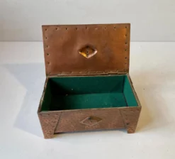 Vintage Scandinavian Brutalist Box In Copper, 1930s -Chairish Shop vintage scandinavian brutalist box in copper 1930s 4138
