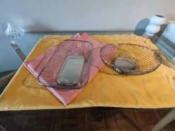 Vintage Silver Plated Bread Baskets - Set Of 2 -Chairish Shop vintage silver plated bread baskets set of 2 0202 scaled