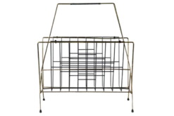 Vintage Steel Magazine Rack -Chairish Shop vintage steel magazine rack 1273