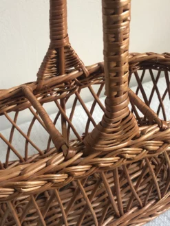 Vintage Three Bottle Wicker Wine Carrier 17 Vintage Three Bottle Wicker Wine Carrier -Chairish Shop vintage three bottle wicker wine carrier 0622